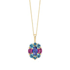 Elements Gold Barcelona Cluster Pendant