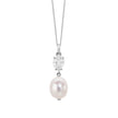 Elements Gold Baroque Pearl and Topaz Pendant