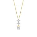 Elements Gold Diamond Trilogy Drop Pendant