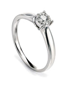 Elements Gold Diamond Cluster Ring