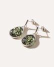 Green Amber ELEMENTS Drop Earrings