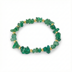 Green Agate Gemstone Bracelet