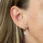Elements Gold Huggie Hoop Earrings