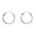 Beginnings Small Twisted Hoop Earrings