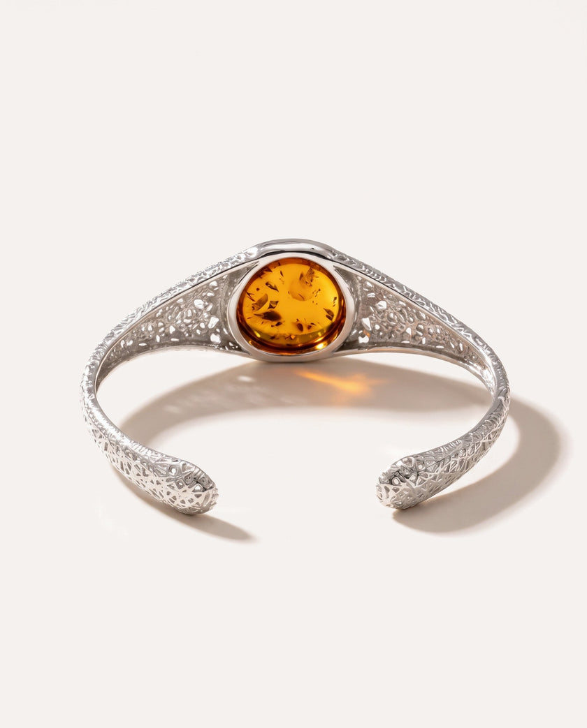 Handmade Modern Amber Arm Cuff
