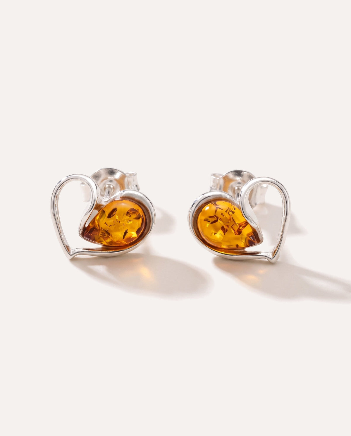 Heart Stud Earrings