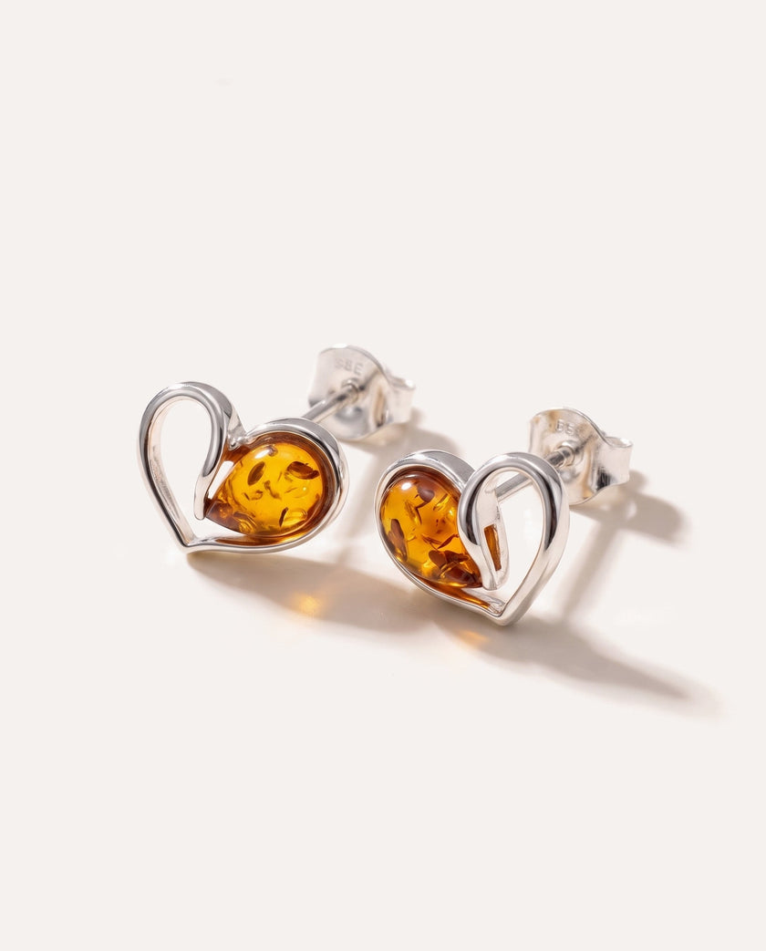 Heart Stud Earrings
