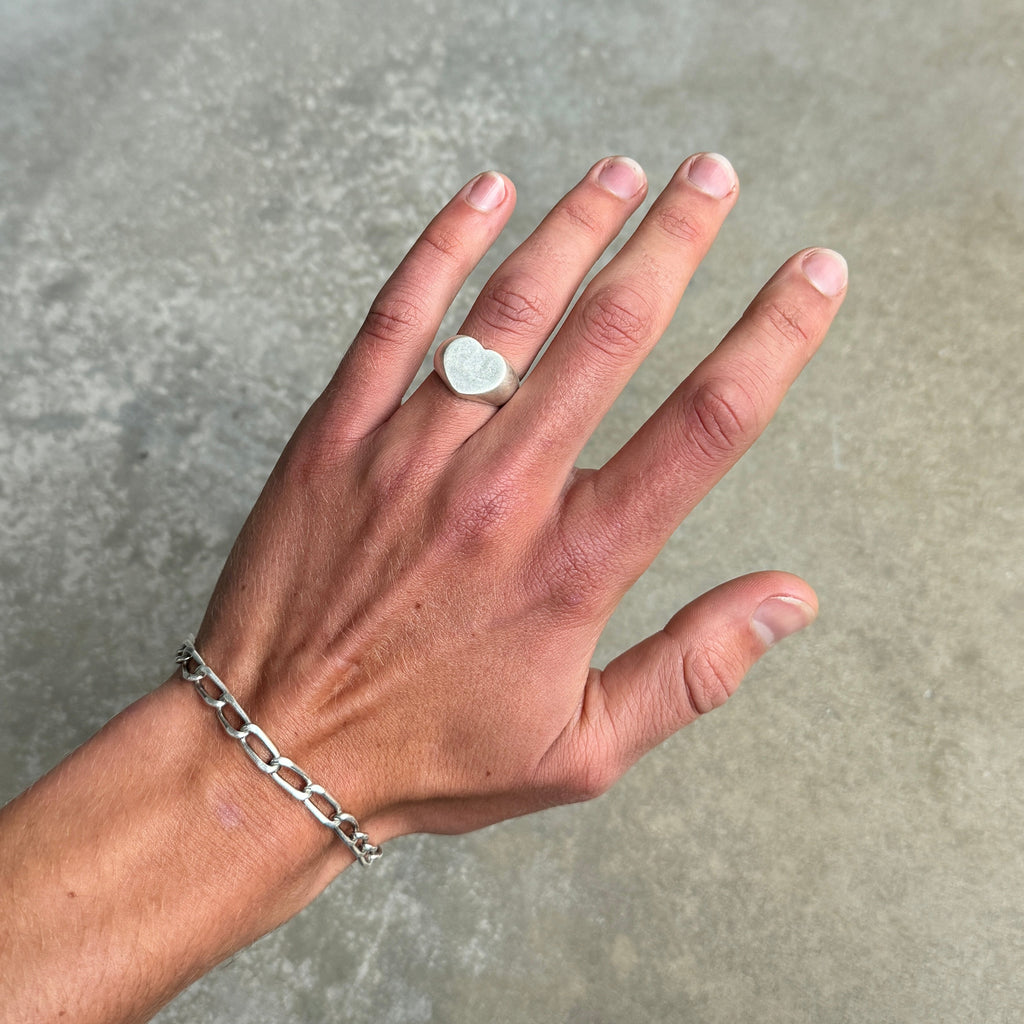 Heart of Silver Ring
