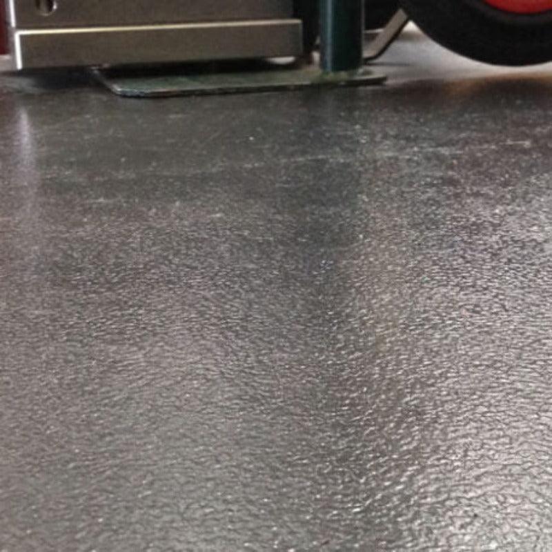 Black Garage Flooring Tiles | Easilock - Leather Effect, 500mm x 500mm x 7mm Thick