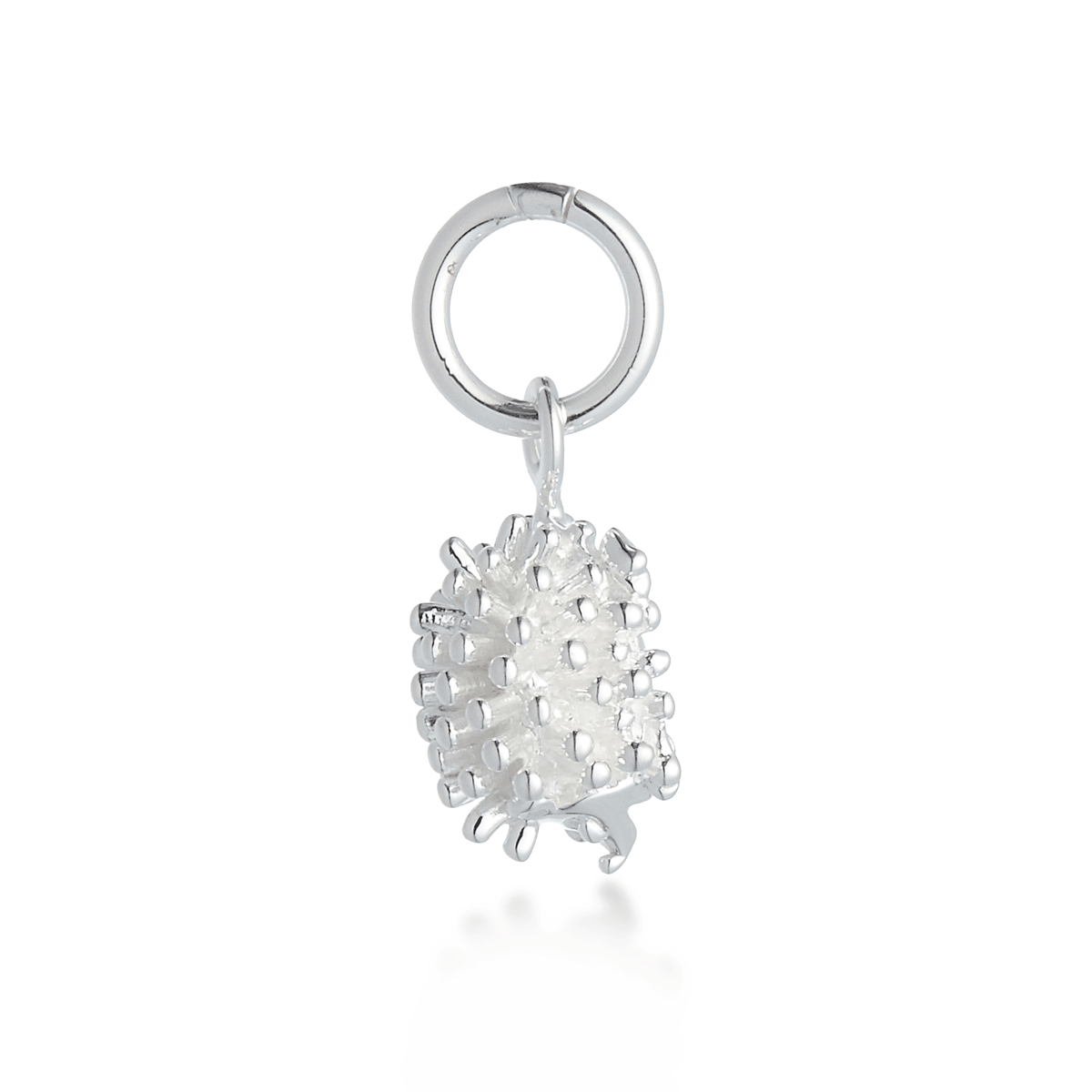 Hedgehog Silver Charm
