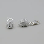 Hedgehog Silver Charm