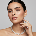 Heart choker necklace