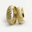 6mm Gold Wedding Band – Artisan Wave Aurelion – 9ct/14ct/18ct Gold