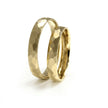 3.5mm Gold Wedding Band – Hammered Faceted – 9ct/14ct/18ct Gold