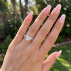 Sterling Silver Padme Ring Set