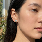 Round Halo studs