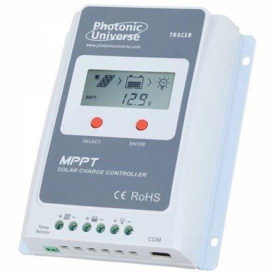 Régulateur de charge solaire MPPT haute efficacité 10A pour panneaux solaires jusqu'à 130W (12V) / 260W (24V) et 100V maximum