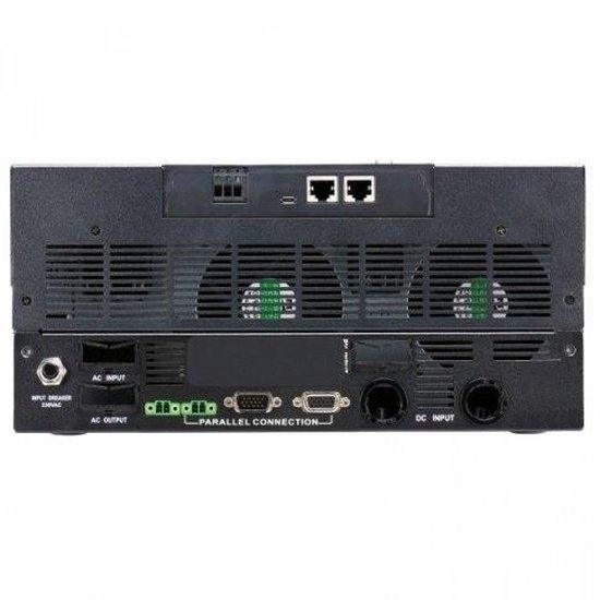 Iconica 5000W 48V hybrid pure sine wave inverter with 80A MPPT solar controller, parallel capability and Bluetooth