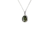 Green Amber ELEMENT Pendant Necklace