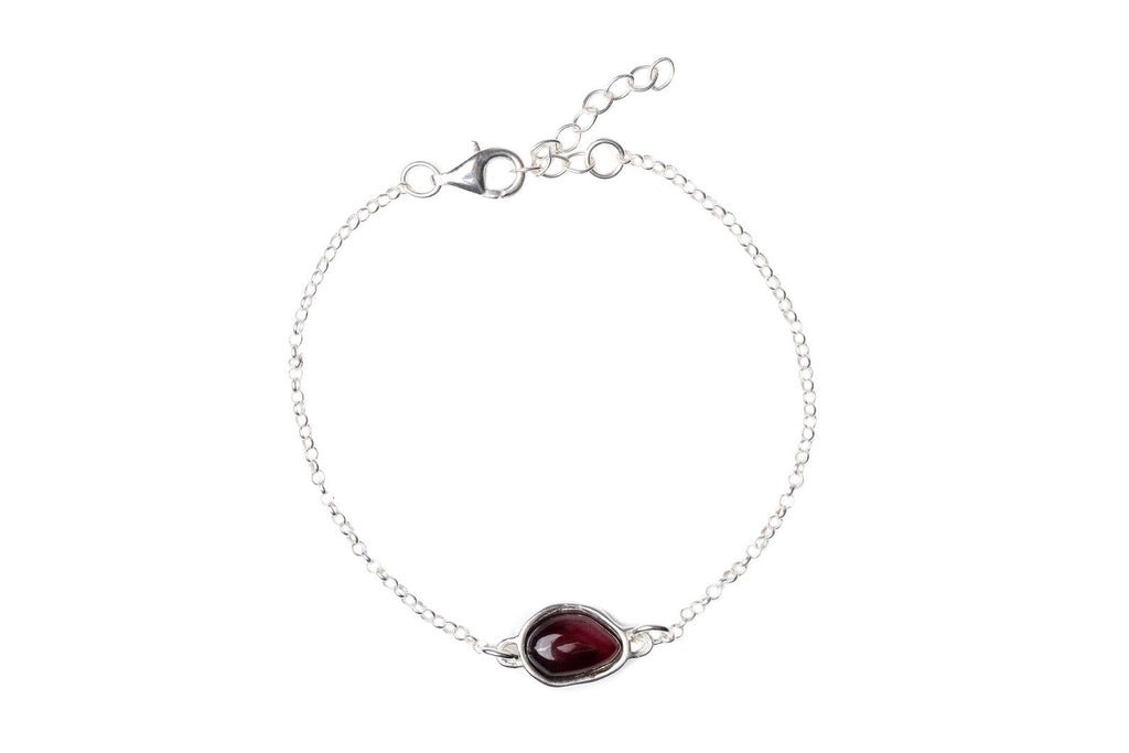 Bracelet à maillons en ambre cerise ELEMENT