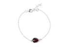 Bracelet à maillons en ambre cerise ELEMENT