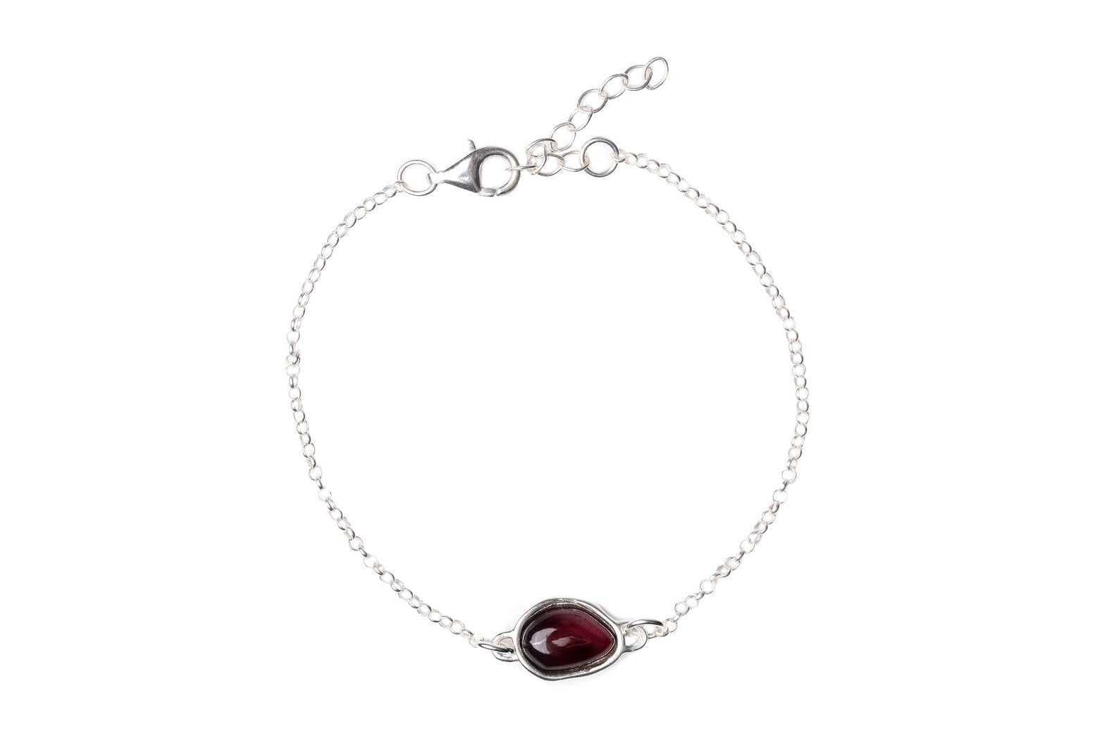 Bracelet à maillons en ambre cerise ELEMENT