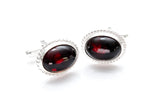 Quintessence Statement Red Amber Cufflinks
