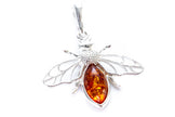 Amber Bee Necklace