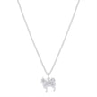 Pomeranian Silver Dog Charm