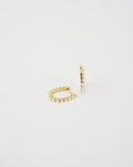 Pendientes de aro con perlas