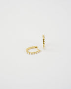 Pendientes de aro con perlas