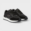 Leather Mix Sneakers Black