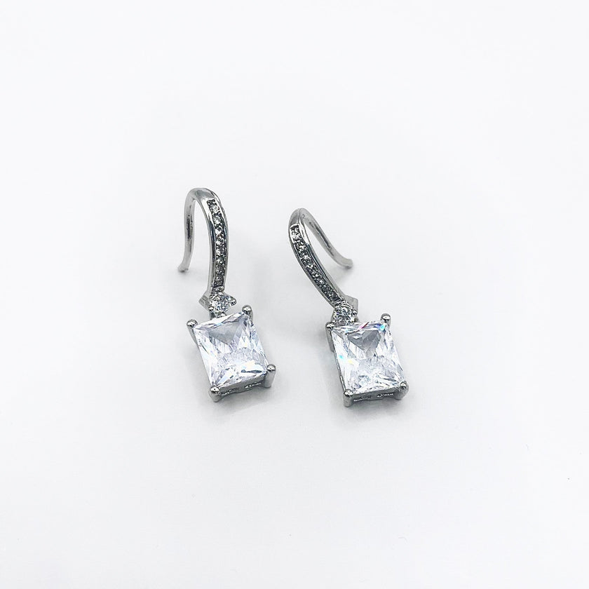 Ella Faceted Jewel Dangle Earrings