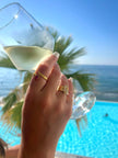 Kali Luxe 18k Gold Plated Cerise Wrap Ring