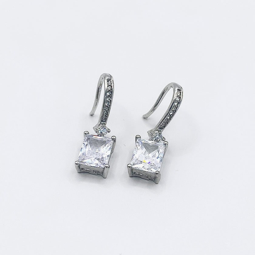 Ella Faceted Jewel Dangle Earrings