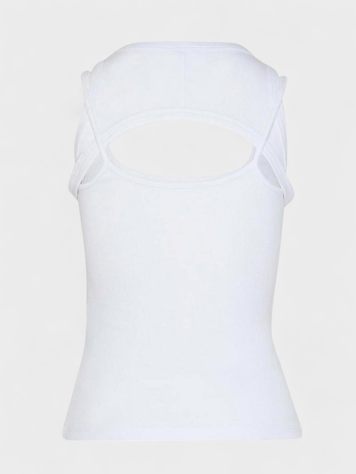 Ribbed Round Rowing Top