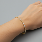 18k Gold 2mm Tennis bracelet