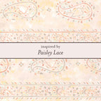 Laura Ashley Fashion Paisley Lace Hoop Earrings