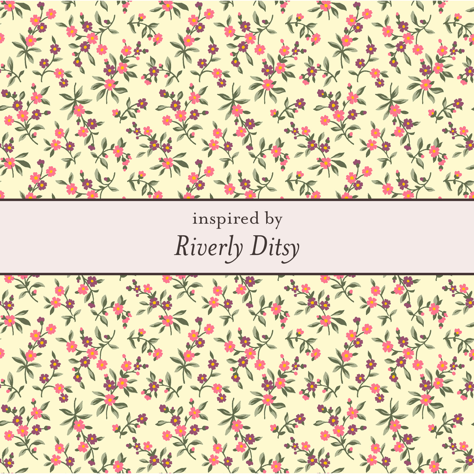 Laura Ashley Silver Riverly Ditsy Guilloche Flower Necklace