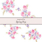 Laura Ashley Silver Spring Posy Vintage Stud Earrings