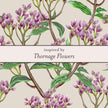 Laura Ashley Silver Thornage Flowers Necklace