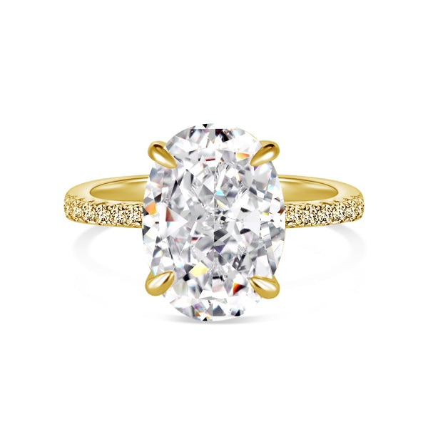 Jas 18k Gold Solitaire Ring