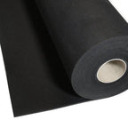 Jet Black Rubber Flooring Roll – 10m²