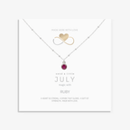 Ruby Birthstone Necklace