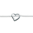 Beginnings Slip-On Heart Anklet
