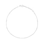 Beginnings Fine Trace and Ball Chain Anklet