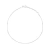 Beginnings Fine Trace and Ball Chain Anklet