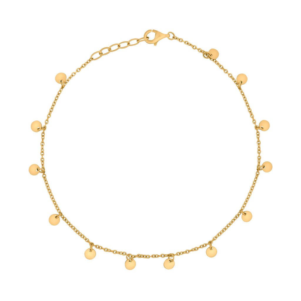 Beginnings Mini Disc Ankle Chain