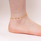 Beginnings Mini Disc Ankle Chain
