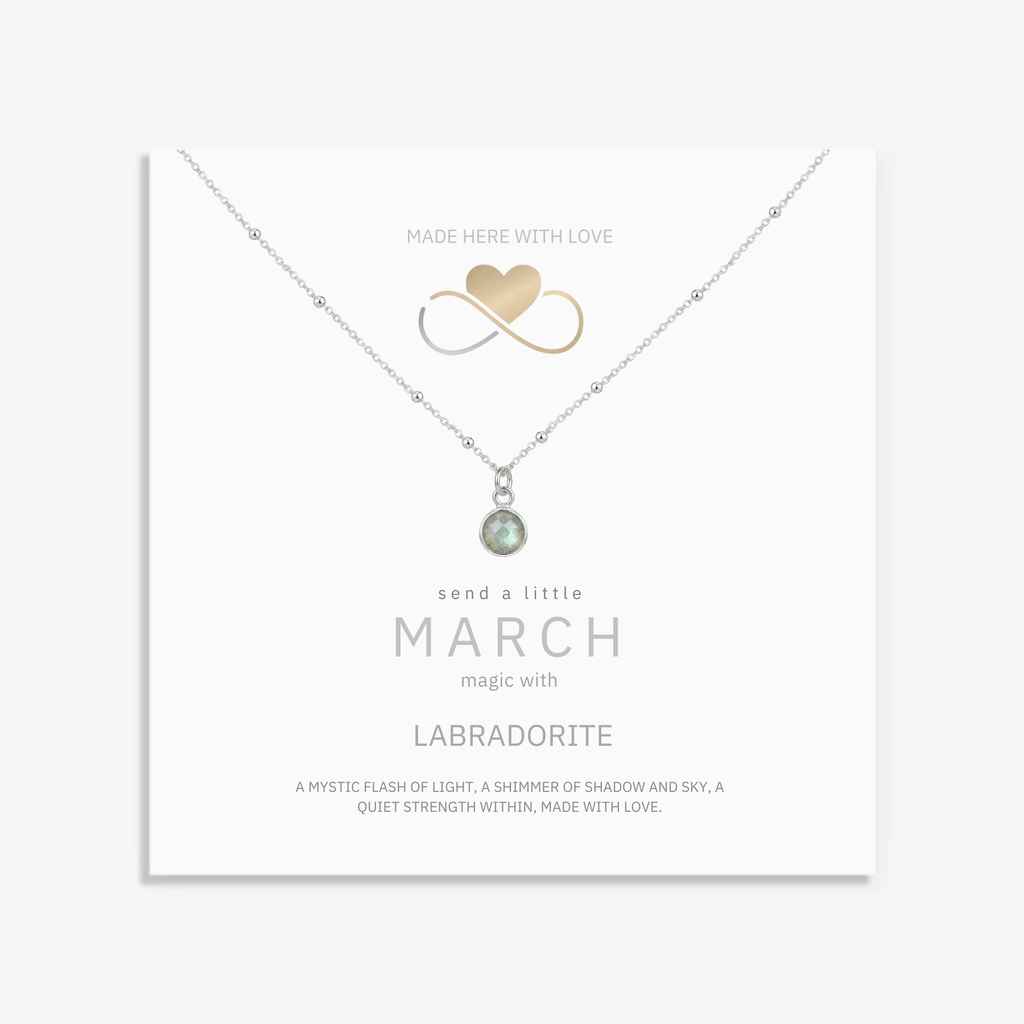 Labradorite Necklace March Birthstone